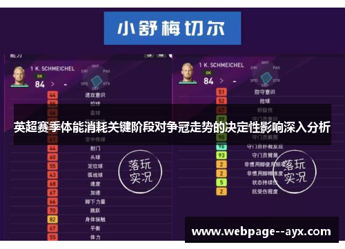 英超赛季体能消耗关键阶段对争冠走势的决定性影响深入分析 英超赛季体能消耗关键阶段对争冠走势的决定性影响深入分析